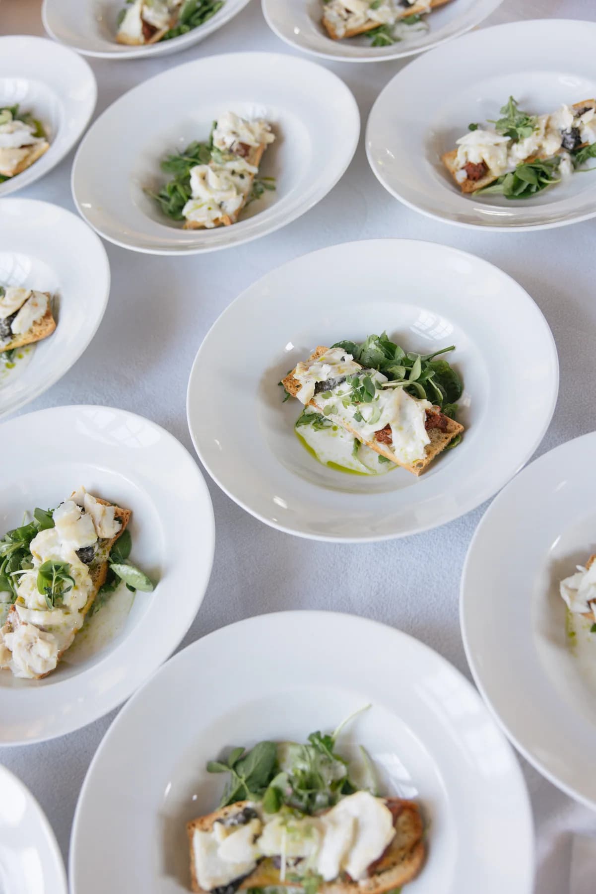 Plated starters arranged ready for service